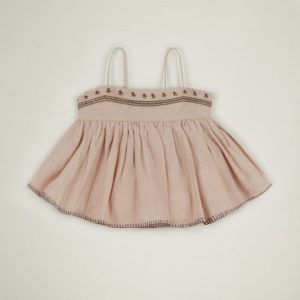 pink embroidered cami