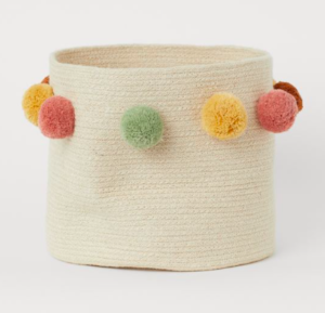 pom pom storage basket