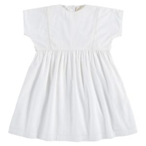 white cotton dress