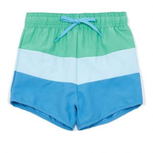 Boys colour block swim shorts