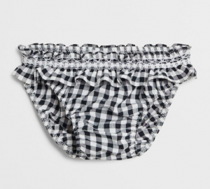 Gingham baby swim pants