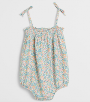 Floral baby swimsuit