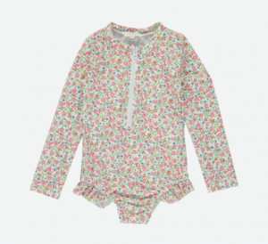 Pink Liberty print rash vest