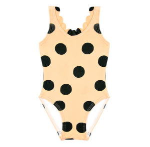 Polka dot baby swimsuit