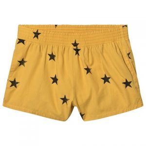 Yellow star swim shorts