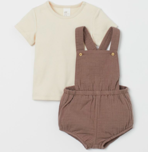 2 piece cotton baby set
