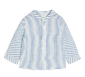 Boys blue cotton shirt
