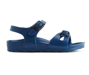 Blue kids Birkenstock sandals