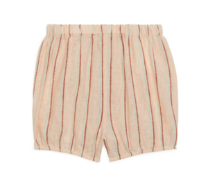Linen baby bloomer shorts