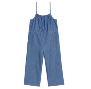 Organic cotton denim jumpsuit