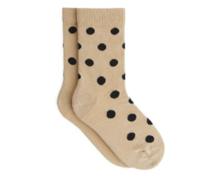 Polka dot kids socks