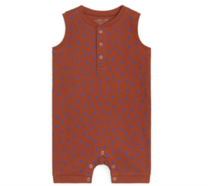 Henley rib jumpsuit