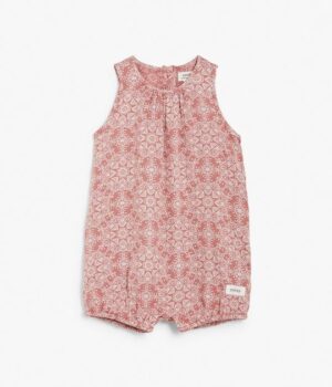 Printed baby romper
