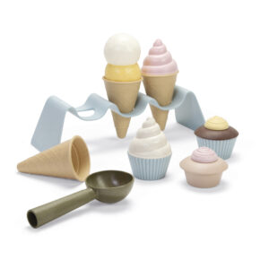 Sustainable kids ice cream set