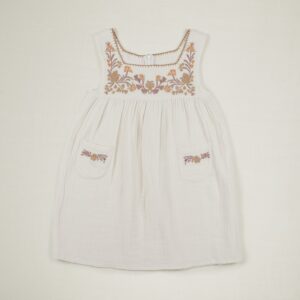 White embroidered dress