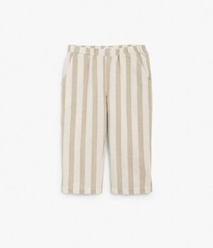 Kids linen striped trousers