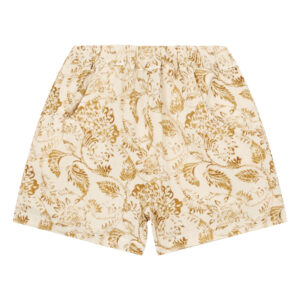Mustard floral shorts