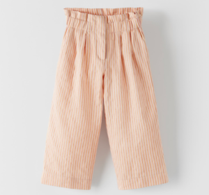 Striped culotte trousers