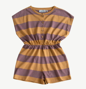 Striped playsuit