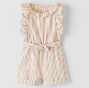Striped jumpsuit
