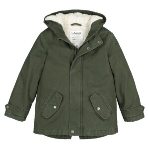 Boys borg lined parka