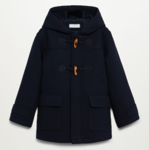 Navy toggle coat