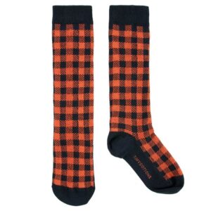 Check knee socks
