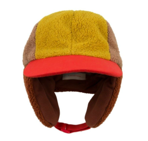 Colour block fleece kids hat