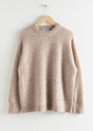 Oversized alpaca sweater