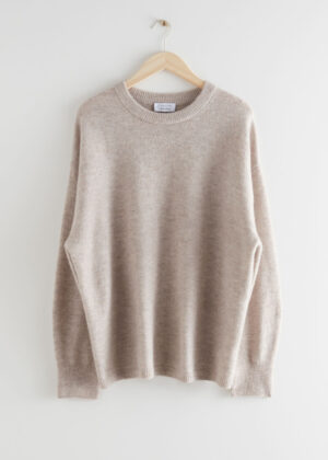Oversized wool jumper