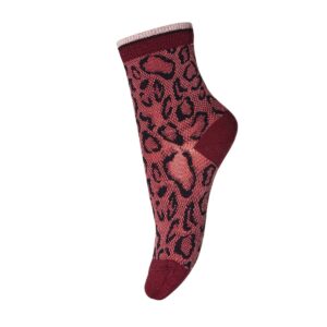 Brick leopard socks