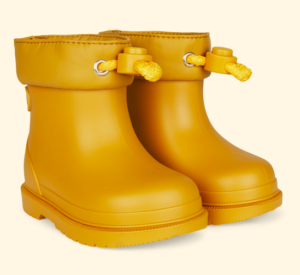 Mustard ankle wellies