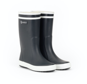 Navy kids classic rain boots