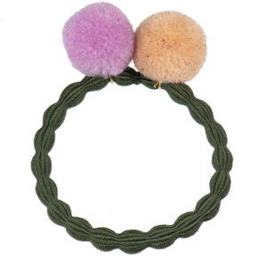 Pom pom hair tie