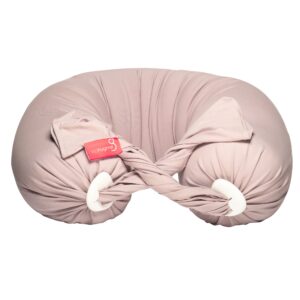 Dusty pink pregnancy pillow
