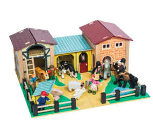 Wooden farmyard