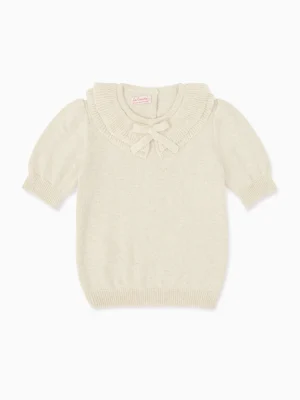 beige collar jumper