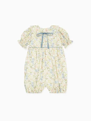 Floral vintage romper