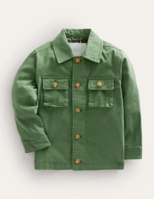 kids khaki utility jacket