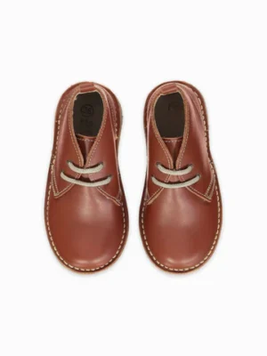 baby kids tan leather boots