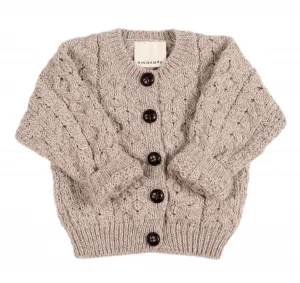 baby cable knit cardigan