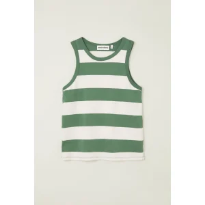 green stripe vest