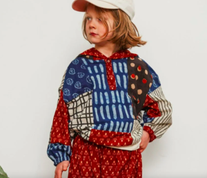 patchwork hoodie