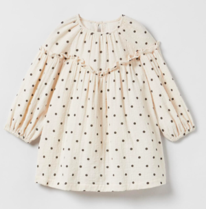 polka dot kids dress