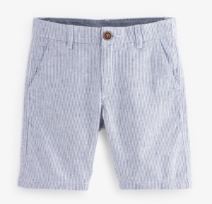striped linen kids shorts