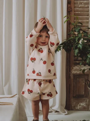 tomato print shorts