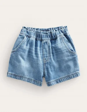 girls vintage denim shorts