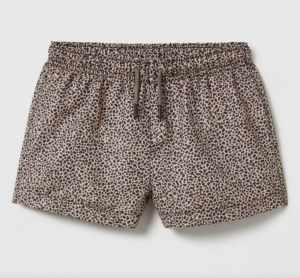boys leopard swim shorts