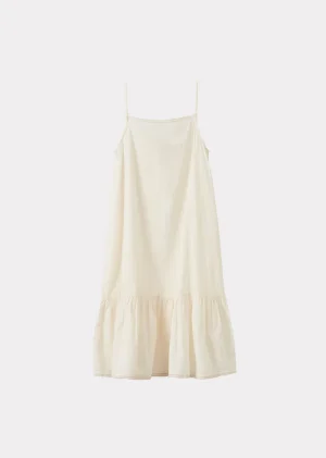 girls white slip dress