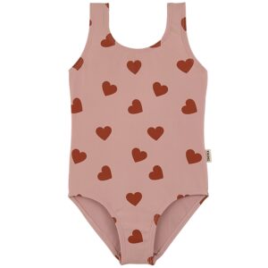heart print swimsuit